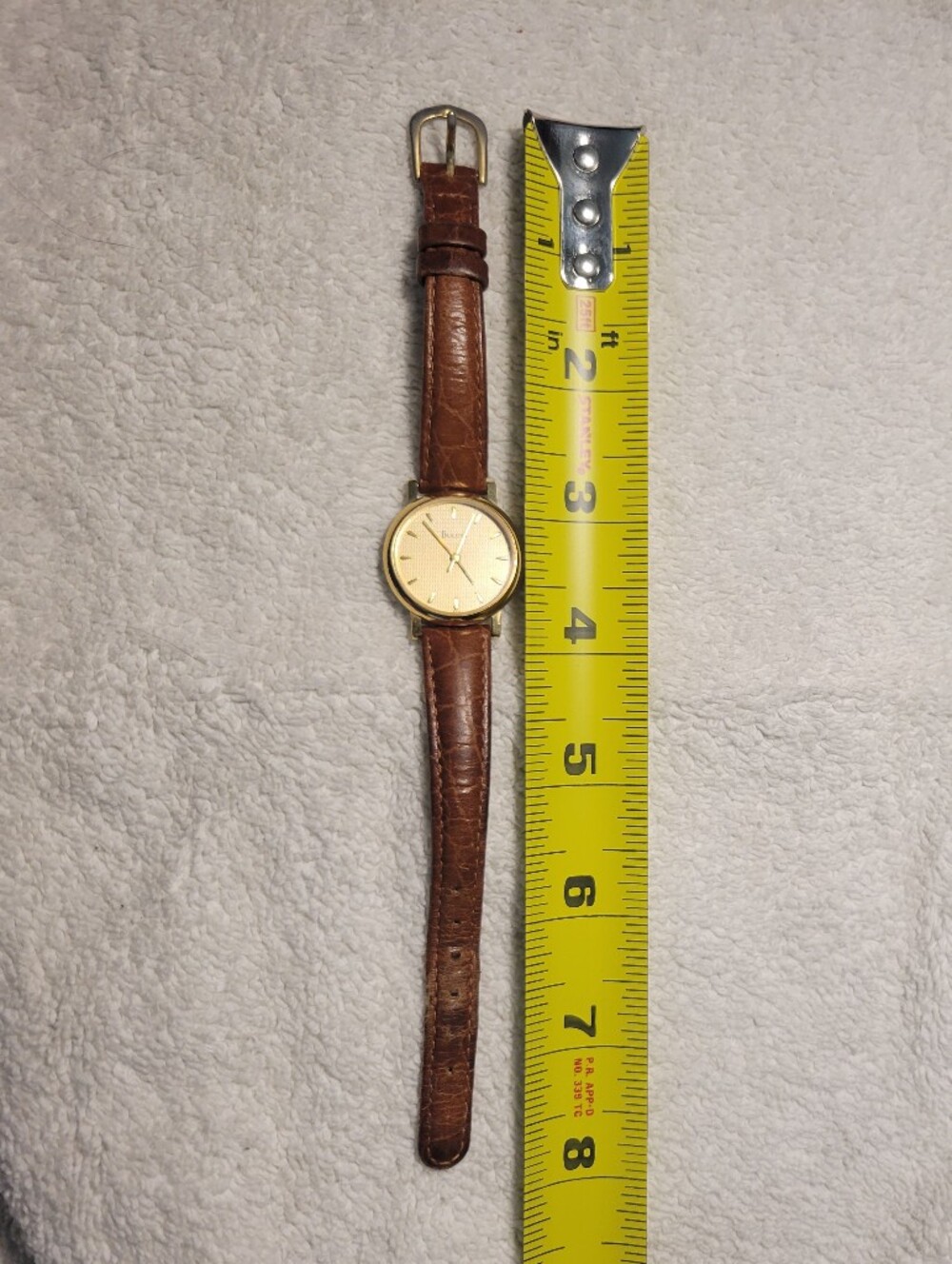 Bulova Men's Quartz Analog Leather Watch - Picture 10 of 10
